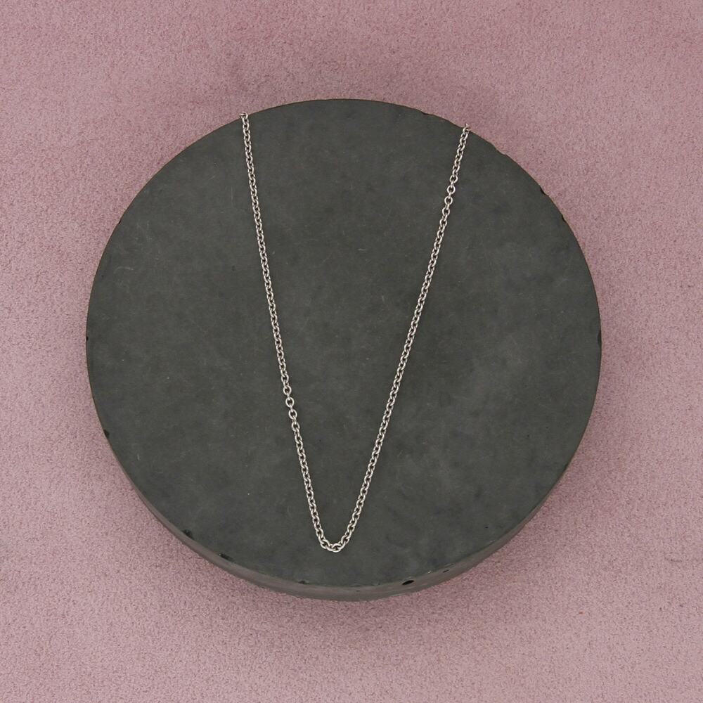 james avery sterling silver fine cable chain necklace size 18.75in